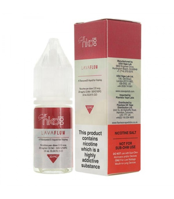 Lava Flow 10ml Nic Salt By Naked 100