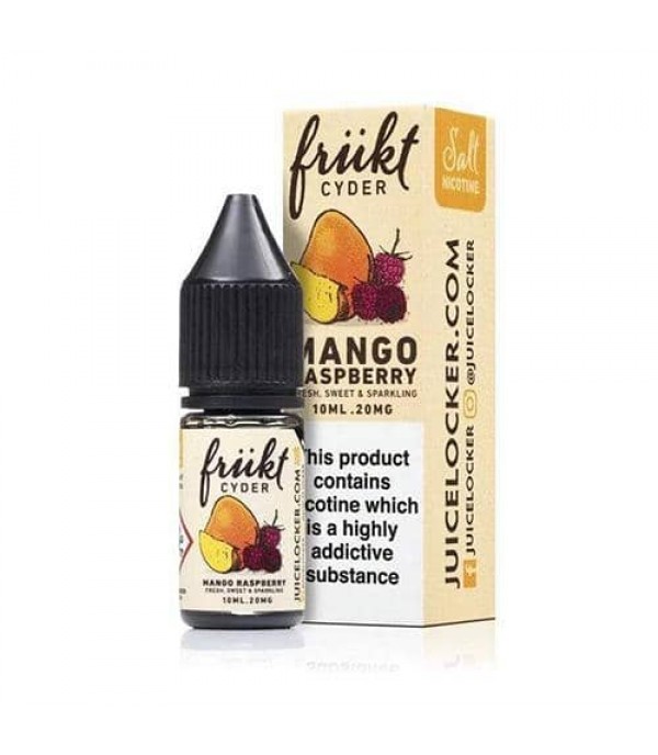 Mango Raspberry 10ml Nic Salt By Frukt Cyder