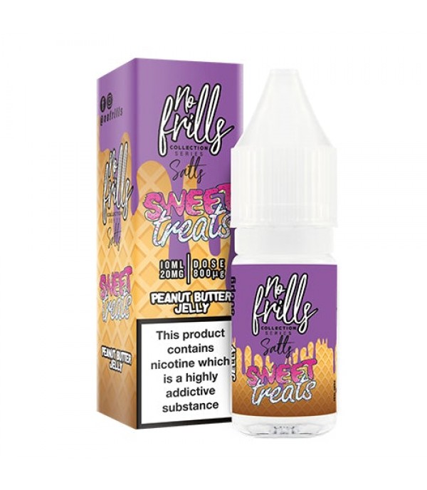 Peanut Butter Jelly 10ml Nic Salt By No Frills Sweet Treats