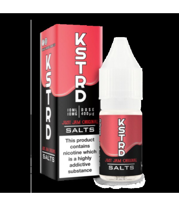 Just Jam Original Custard 10ml Nic Salt By KSTRD