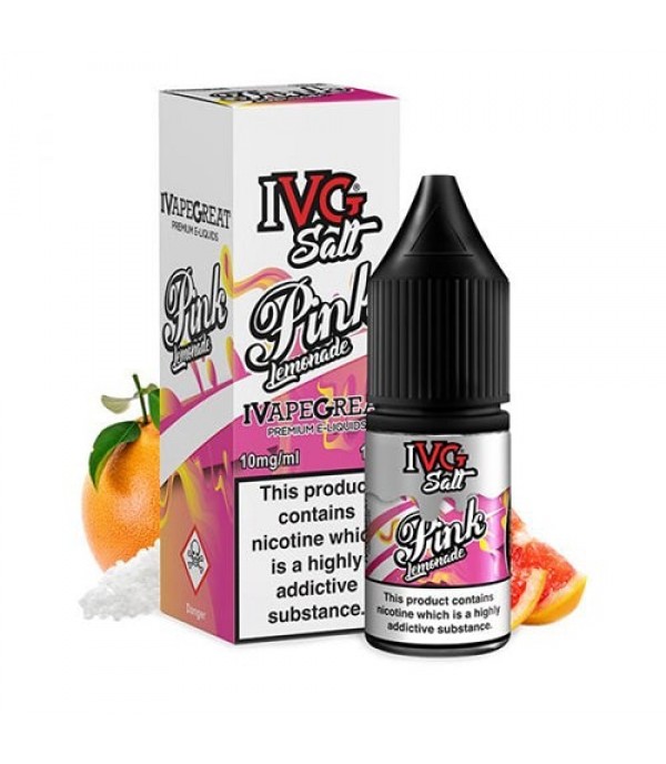 Pink Lemonade 10ml Nic Salt By IVG