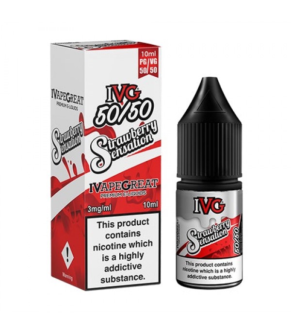 Strawberry Sensation 10ml E Liquid By IVG