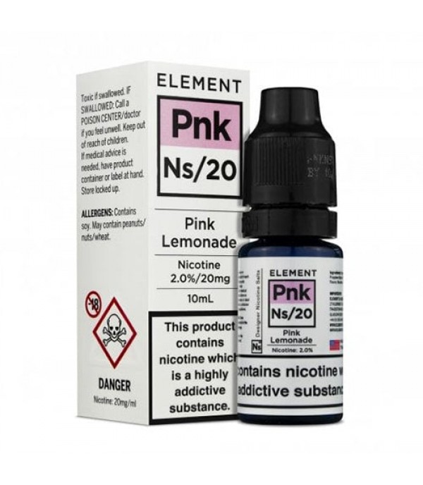 Pink Lemonade 10ml Nic Salt By Element