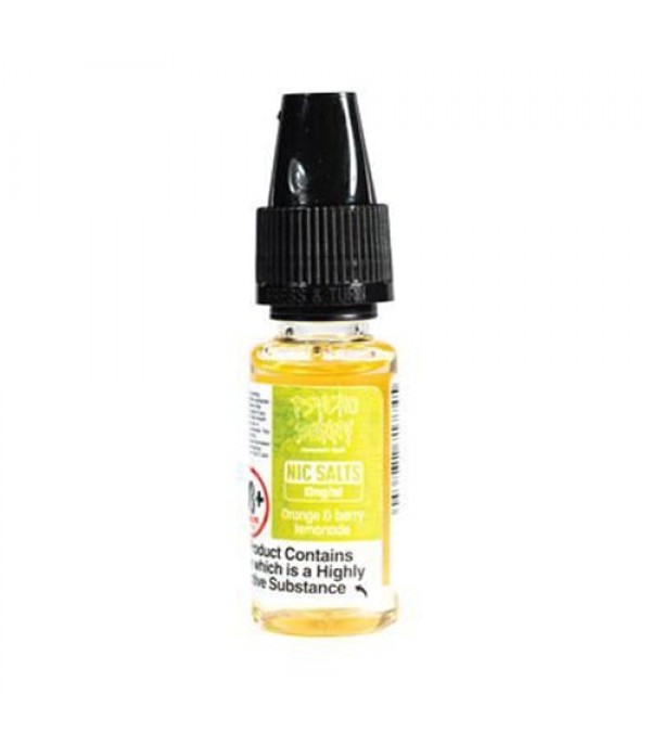 Orange & Berry Lemonade 10ml Nic Salt By Psycho Bunny