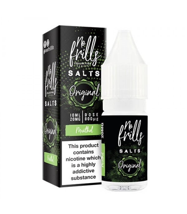 Menthol 10ml Nic Salt By No Frills