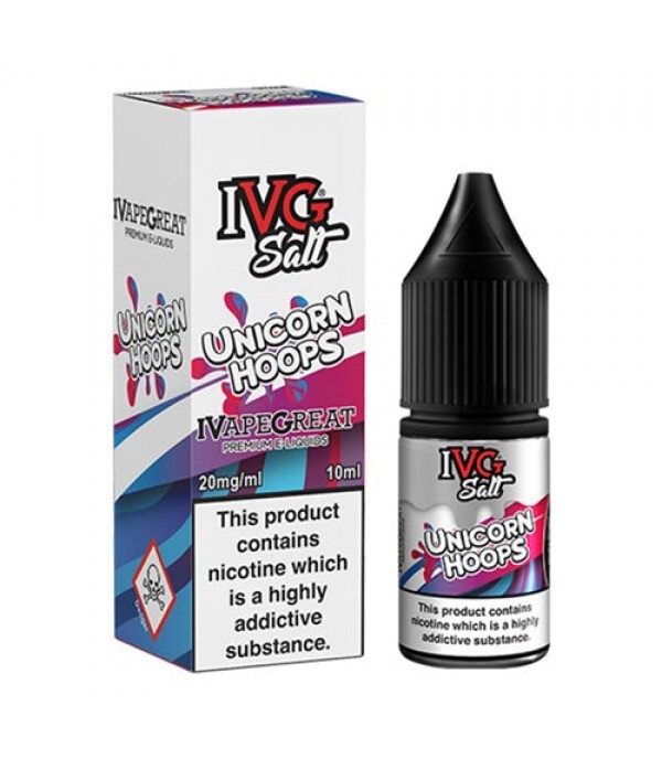 Unicorn Hoops 10ml Nic Salt By IVG