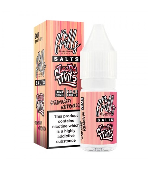 Strawberry Watermelon 10ml Nic Salt By No Frills Twisted Fruits