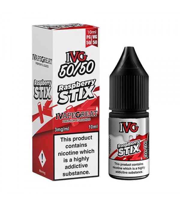 Raspberry Stix 10ml E Liquid By IVG